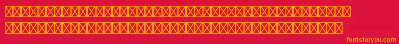 LucidamathstdSymbol Font – Orange Fonts on Red Background