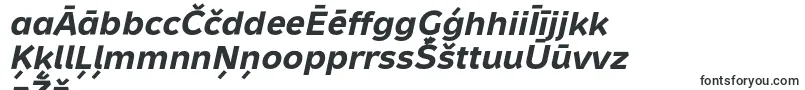MetronTextProBoldItalic Font – Latvian Fonts