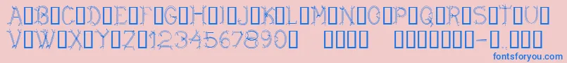 More about CfdwarfRegular Font CfdwarfRegular Font – Blue Fonts on Pink Background