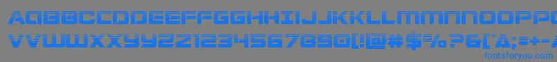 Stardusterhalf Font – Blue Fonts on Gray Background