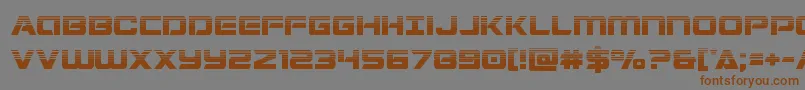 Stardusterhalf Font – Brown Fonts on Gray Background