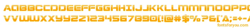 Stardusterhalf Font – Orange Fonts on White Background