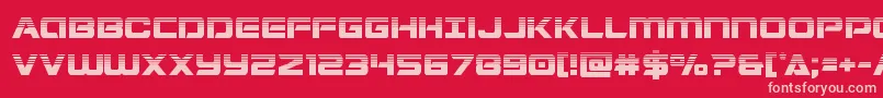 Stardusterhalf Font – Pink Fonts on Red Background