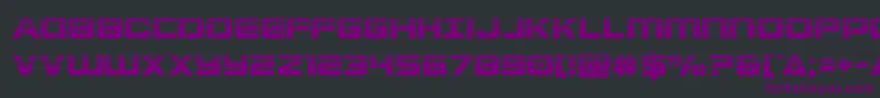 Stardusterhalf Font – Purple Fonts on Black Background