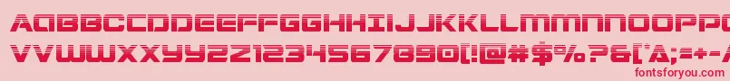 Stardusterhalf Font – Red Fonts on Pink Background