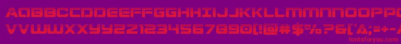 Stardusterhalf Font – Red Fonts on Purple Background