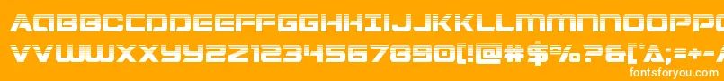 Stardusterhalf Font – White Fonts on Orange Background