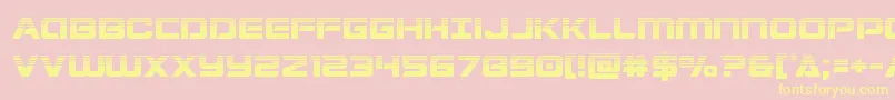 Stardusterhalf Font – Yellow Fonts on Pink Background