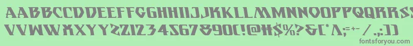 Eternalknightleft Font – Gray Fonts on Green Background