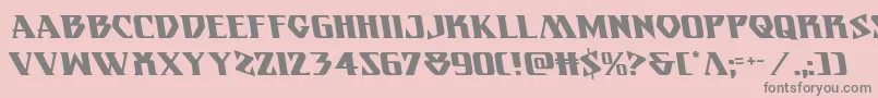 Eternalknightleft Font – Gray Fonts on Pink Background