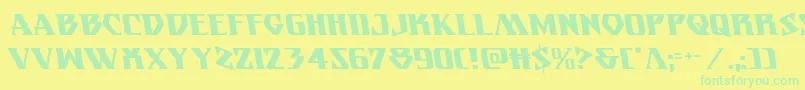 More about Eternalknightleft Font Eternalknightleft Font – Green Fonts on Yellow Background