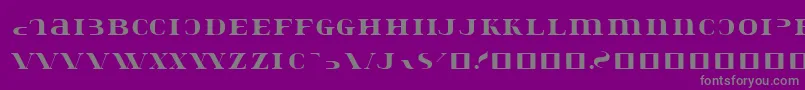 Konstatastencil Font – Gray Fonts on Purple Background