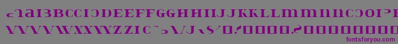 Konstatastencil Font – Purple Fonts on Gray Background