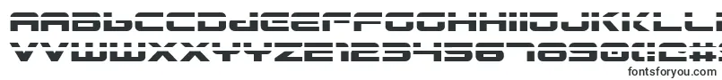 Gunship Laser-fontti – neliönmuotoiset fontit