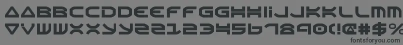 Oberonv2 Font – Black Fonts on Gray Background