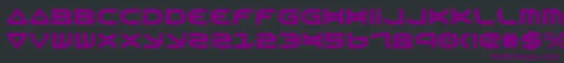 Oberonv2 Font – Purple Fonts on Black Background