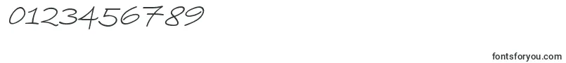 ParoleScriptItalicDemo Font – Fonts for Numbers and Digits