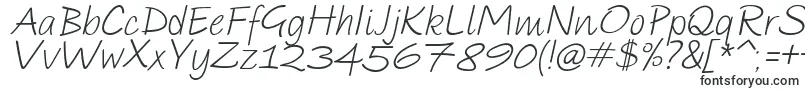 ParoleScriptItalicDemo-fontti – Kauniilla fonteilla tehdyt kyltit