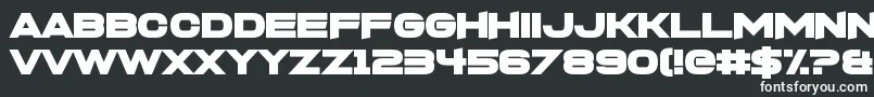 FoughtknightX Font – White Fonts on Black Background