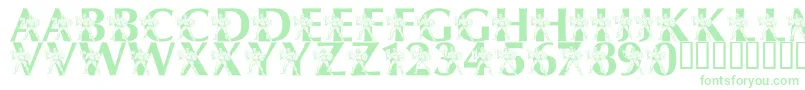 LmsByThePowerOfGrayskull Font – Green Fonts on White Background
