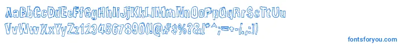 Weitere Informationen zur Weirdmoj-Schriftart Weirdmoj-Schriftart – Blaue Schriften