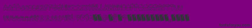 Tastysundae Font – Black Fonts on Purple Background