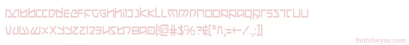 KoboldCondensed-Schriftart – Rosa Schriften auf weißem Hintergrund