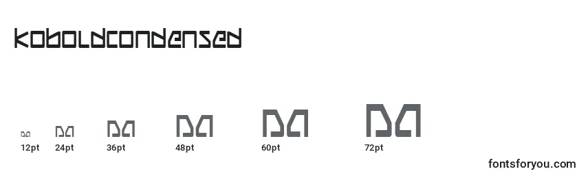 KoboldCondensed Font Sizes
