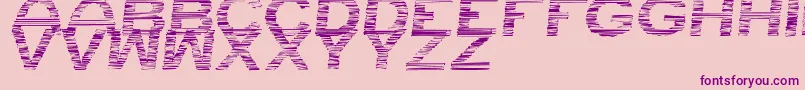 RayadaTfb Font – Purple Fonts on Pink Background