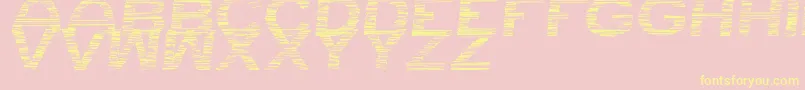 RayadaTfb Font – Yellow Fonts on Pink Background