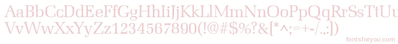 MarseilleRegular Font – Pink Fonts on White Background