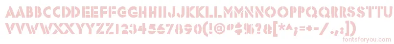 Rafika Font – Pink Fonts on White Background