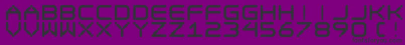 フォントEgotripfat – 紫の背景に黒い文字