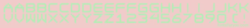 Egotripfat Font – Green Fonts on Pink Background