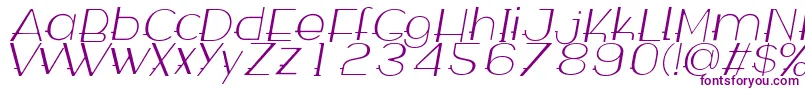 WabecoThinItalic Font – Purple Fonts