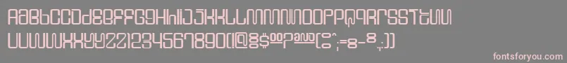 Supervix Font – Pink Fonts on Gray Background