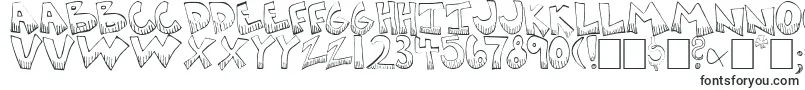 Шрифт Krazyk1 – стильные шрифты
