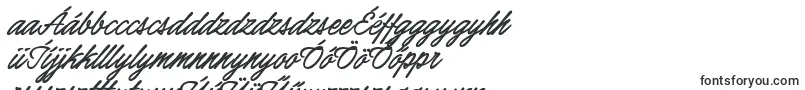 Шрифт HoneymoonboldPersonal – венгерские шрифты
