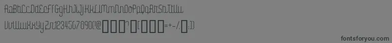 DigitalKaunoFenotype Font – Black Fonts on Gray Background