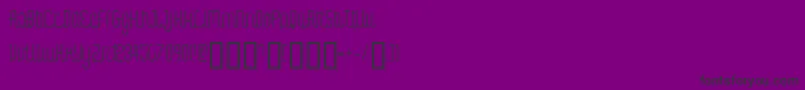 DigitalKaunoFenotype Font – Black Fonts on Purple Background