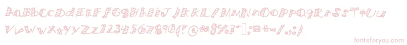 Nicetomeetyou Font – Pink Fonts on White Background