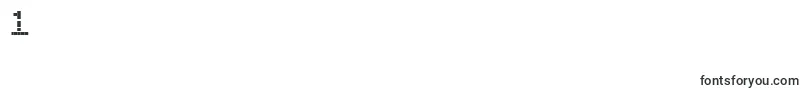フォントPoligonctt – フォント数字1
