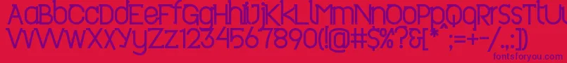 fuente Revo ffy – Fuentes Moradas Sobre Fondo Rojo