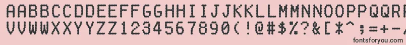 Подробнее о шрифте FakereceiptRegular Шрифт FakereceiptRegular – чёрные шрифты на розовом фоне