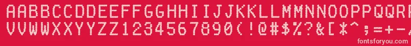 En savoir plus sur la police FakereceiptRegular Police FakereceiptRegular – polices roses sur fond rouge
