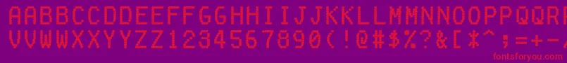 Lisätietoja FakereceiptRegular-fontista FakereceiptRegular-fontti – punaiset fontit violetilla taustalla