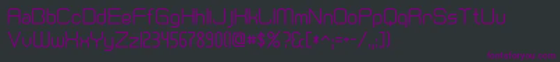 CranberryCyr Font – Purple Fonts on Black Background