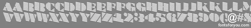フォントABraggatitulmardn – 灰色の背景に白い文字