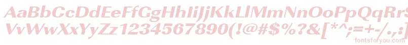 UrwimperialtultbolextwidOblique Font – Pink Fonts