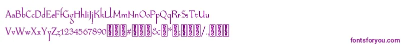 LongaibericaDemo Font – Purple Fonts on White Background